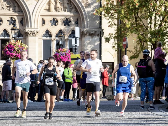 Hundreds of runners took part in the half marathon on Sunday September 15, 2024.