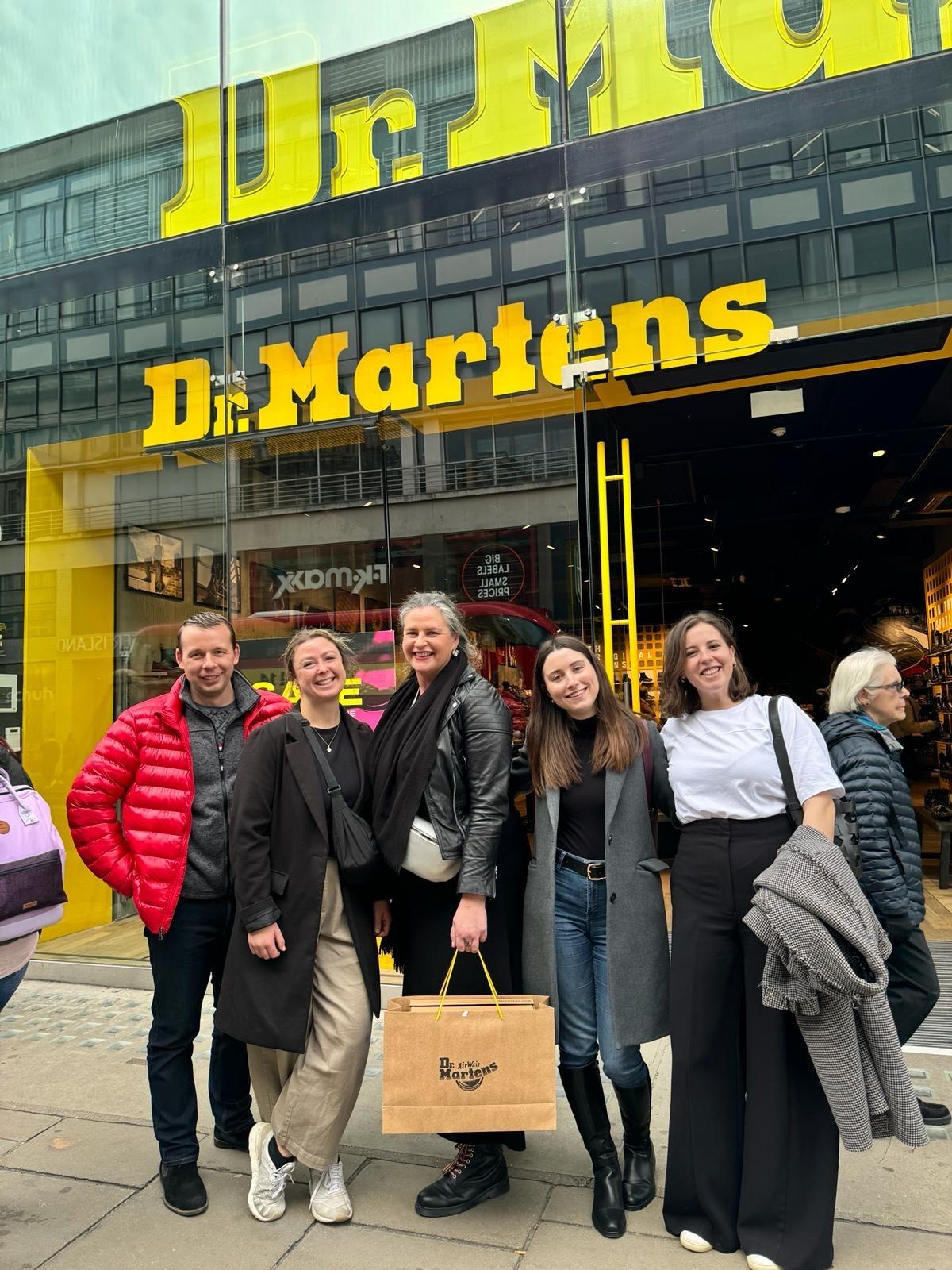 Staff from Peterborough-based Gen Phoenix attended the launch in London of Dr. Martens' new sustainable classic boots made from reclaimed leather manufactured by Gen Phoenix