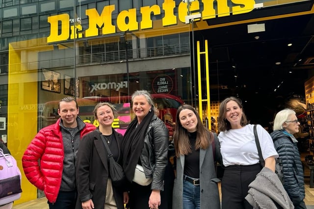 Staff from Peterborough-based Gen Phoenix attended the launch in London of Dr. Martens' new sustainable classic boots made from reclaimed leather manufactured by Gen Phoenix