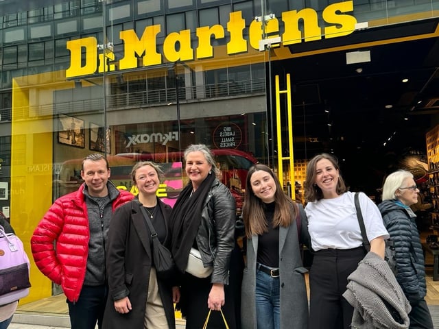 Staff from Peterborough-based Gen Phoenix attended the launch in London of Dr. Martens' new sustainable classic boots made from reclaimed leather manufactured by Gen Phoenix