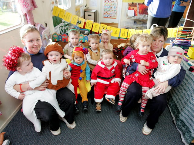 Nativity - Rocking Horse Day Nursery in Greens Norton - children dress up for their Christmas Nativity.