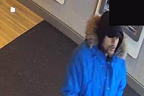 Police would like to speak to the man pictured.