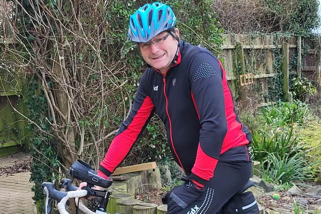 David Wynne, from Gateway HR and Training Ltd,  is aiming to raise £5,000 by cycling 984 miles from Lands End to John O'Groats in June.