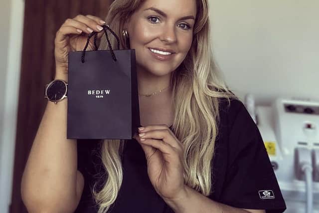 Founder of Bedew Skin, Rachael Robertson