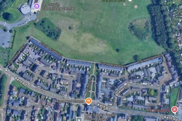 The incident happened in Frank Large Walk.