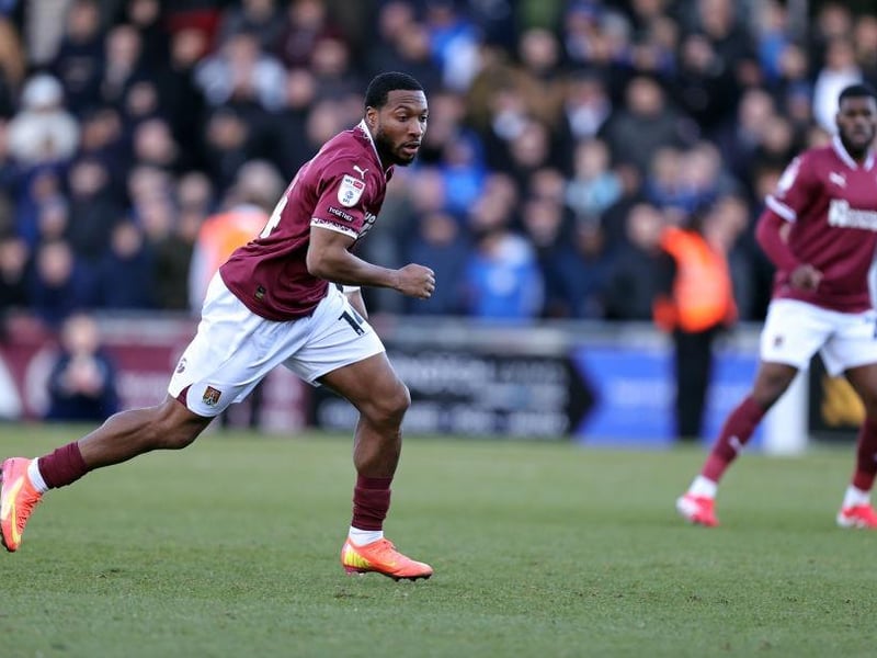 Out of contract and is set to leave Sixfields after another injury-ravaged campaign