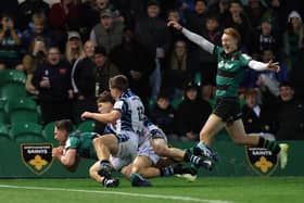Fraser Dingwall came off the bench to score for Saints (photo by David Rogers/Getty Images)