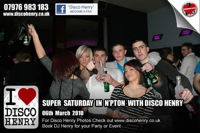 Nostalgic pictures from a March night out in town 13 years ago