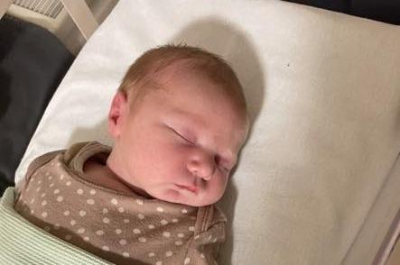 Zachary born at 9.05am on January 20 at Northampton General Hospital, weighing 8lbs.
