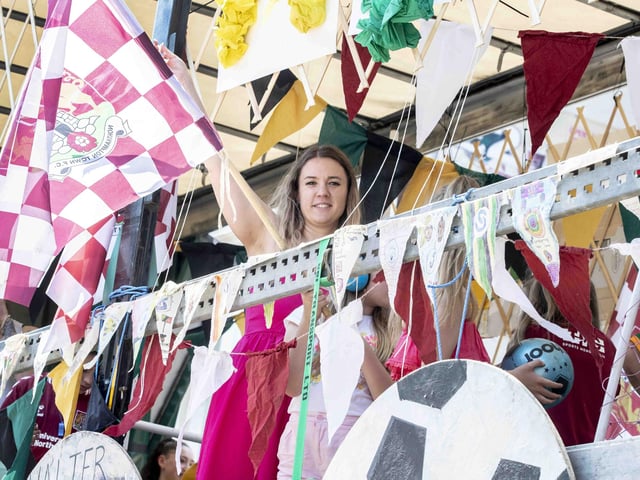 The sun shone as the carnival parade made its way through Northampton town centre on Saturday June 10.