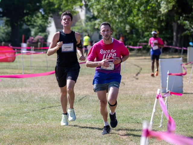 Runners taking part in the Race For Life at Abington Park in Northampton on Sunday, July, 12, 20026. Photo by David Jackson.