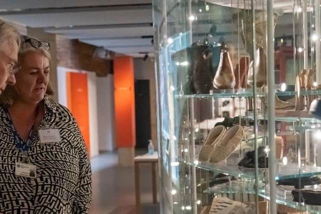 The Duke of Gloucester at Northampton Museum and Art Gallery.
