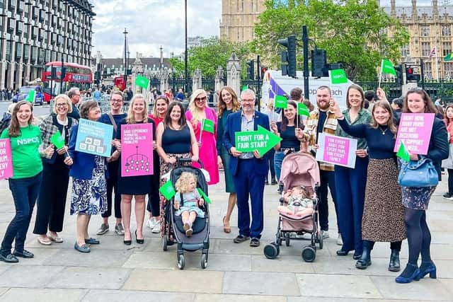A parliamentary reception was held so that MPs could hear from parents about their experiences of perinatal mental health problems.