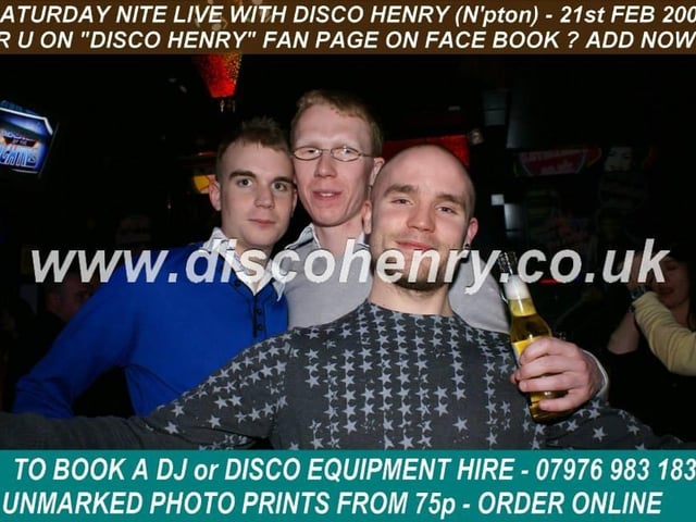Nostalgic pictures from a night out at Reflex Bar in February 2009