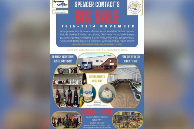 To help fund this important work, the charity opens its doors for two separate weeks each year and the warehouse is cleared to sell items as cheaply as they can.