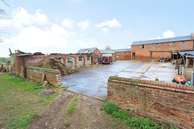 This farm comes with acres of land, ample outbuildings and stunning views of nearby Pitsford Reservoir.