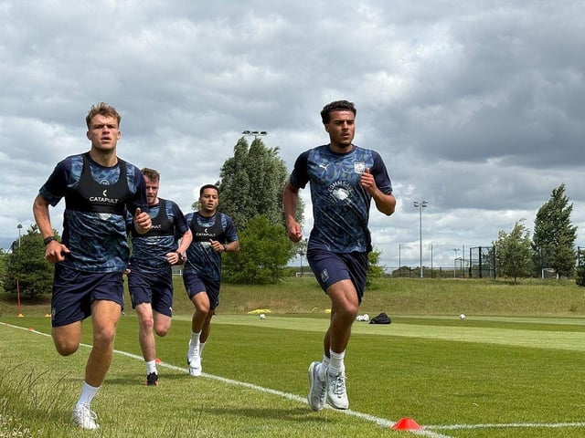 Cobblers players were put through their paces