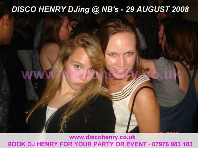 Nostalgic pictures from a night out at NB's