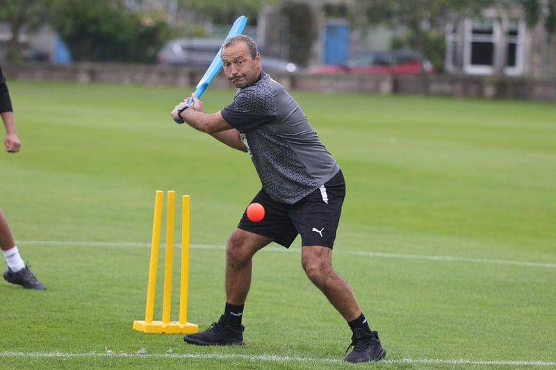 Colin Calderwood gets in on the act