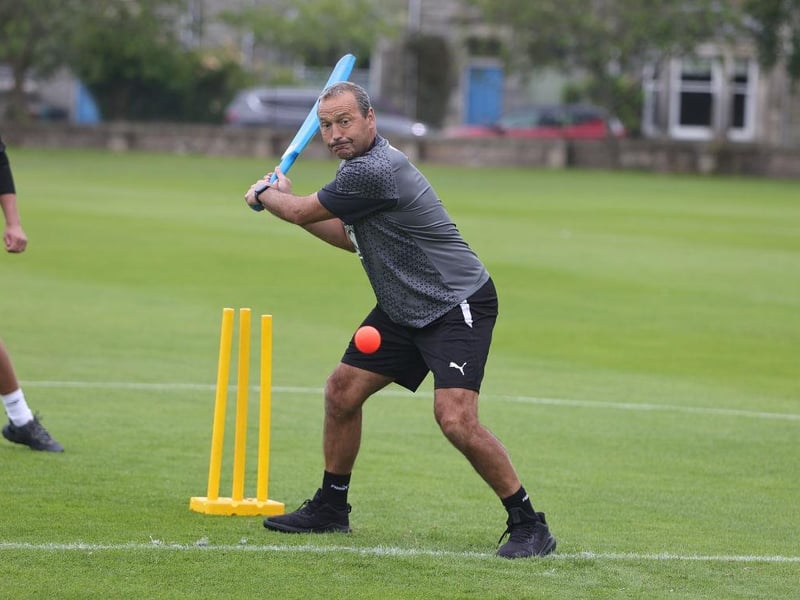 Colin Calderwood gets in on the act