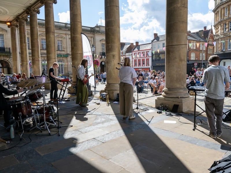 Ocular performing on the Jazz Stage at the Northampton Music Festival on Sunday, September 8, 2024. Photo by David Jackson.
