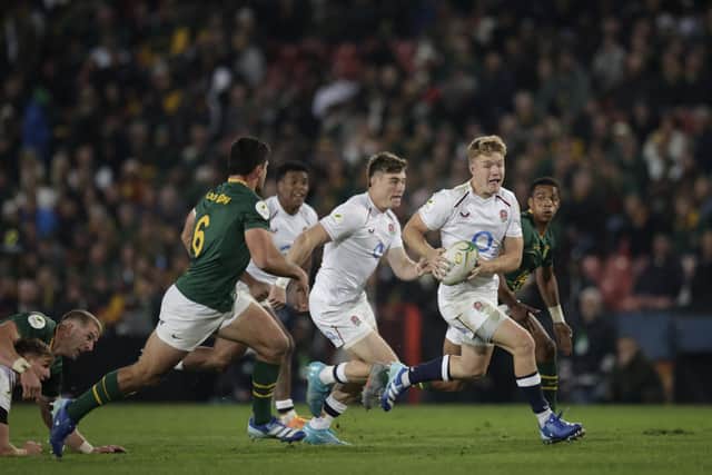 Fin Smith and Tommy Freeman started for England against South Africa