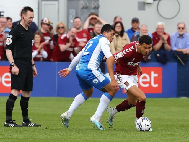 So industrious throughout the contest, racking up the interceptions and tackles to spring Cobblers forward, particularly in the opening half-hour... 7.5