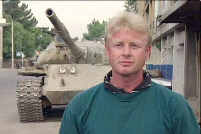 Tony Birtley reporting for ITN from Afghanistan