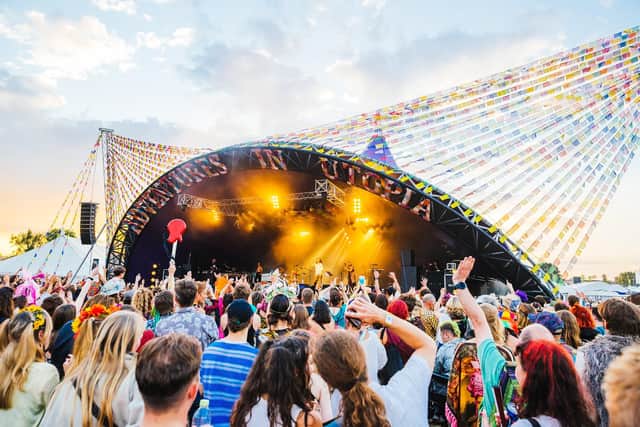 Fans attending this year's Shambala Festival. Photo by George Harrison.