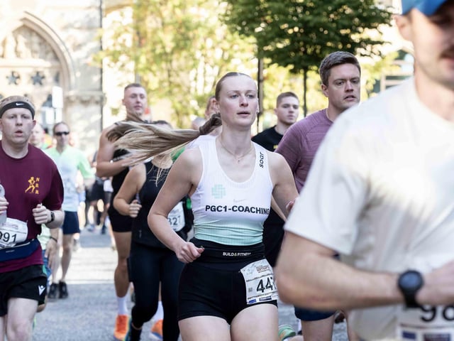 Hundreds of runners took part in the half marathon on Sunday September 15, 2024.
