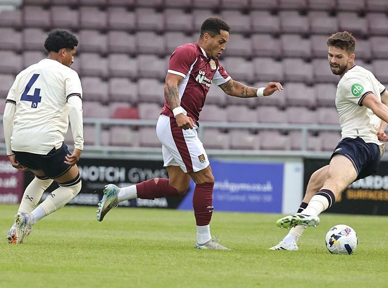 Elliott List kept finding himself in good positions all game, missing two good chances in the second half