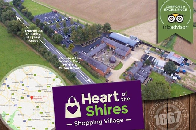 The Northamptonshire shopping village is located in Watling Street, just north of Weedon.
