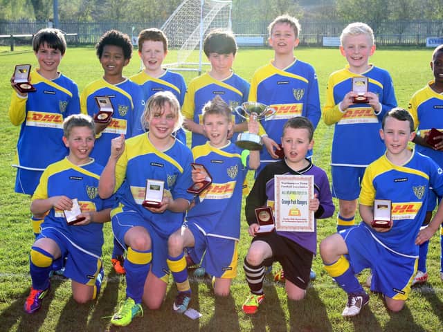 NTFA All Weather Cup under 11 champions Grange Park Rangers