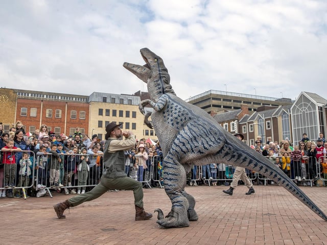 Dinosaur Day, Northampton Market Square.
