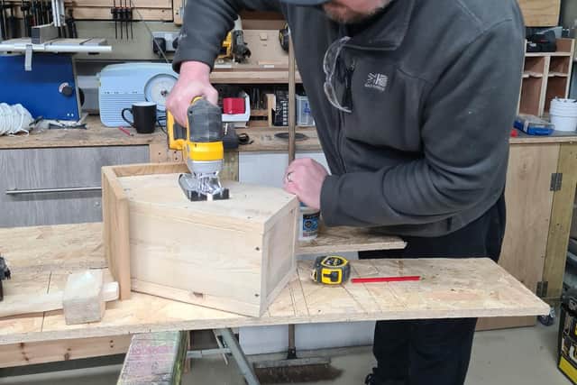 Dad Club woodworking workshop