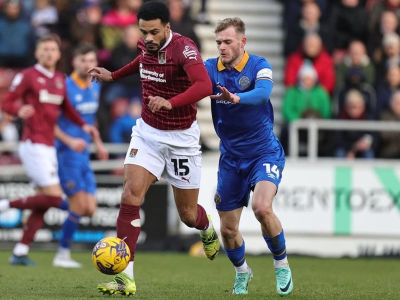 Strong performance in the first half, but then got caught up in the defensive malaise in the second as Town allowed Shrews far too much time and space.. 5.5