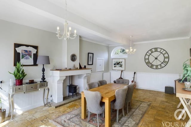 13 bedrooms, a swimming pool, a gym and gardens in this period home.