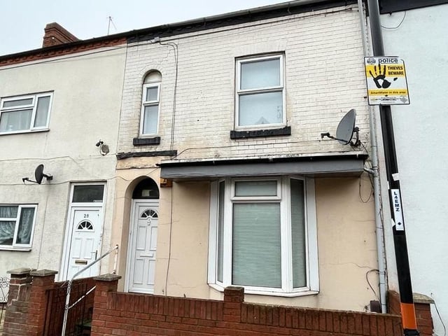 This terraced property will be for sale on January 26. The national property auction will be broadcast live and open to remote bidding online, on the phone and by proxy. Registration for bidding closes at 5pm the day before the auction. The auction will commence at 10am.