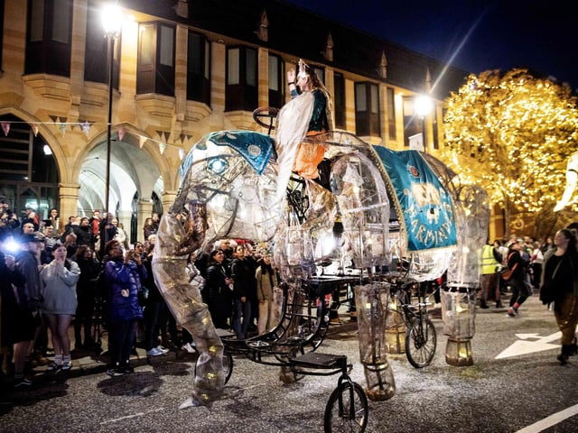 The parade and wider Diwali festival took place in Northampton town centre on Saturday October 26.