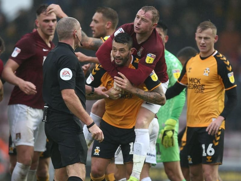 October 26th, 2019, League Two - Northampton 2 (Smith, Taft) Cambridge 0
