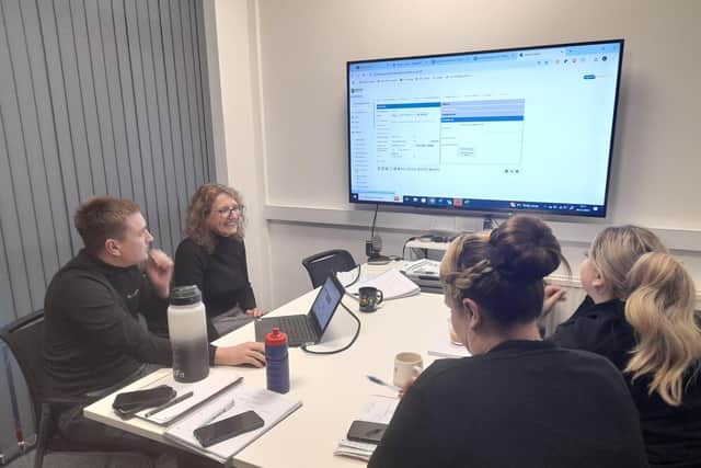 Start Software running a training session with Acorn Analytical Services