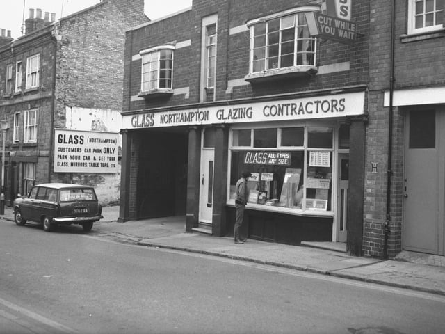 Glass Northampton Bearward Street, Northampton, January 22 1968