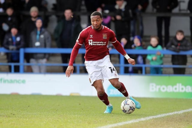 Back in the starting line-up and he gave Cobblers presence and impetus on the left side. Almost scored a brilliant solo goal when denied by the strong wrists of Rogers... 7