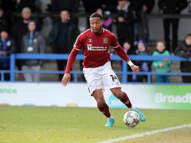 Back in the starting line-up and he gave Cobblers presence and impetus on the left side. Almost scored a brilliant solo goal when denied by the strong wrists of Rogers... 7