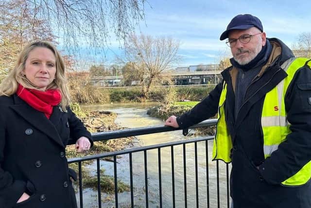 SJSRA Chair meets with Northampton North MP, Lucy Rigby to discuss the recent flooding.