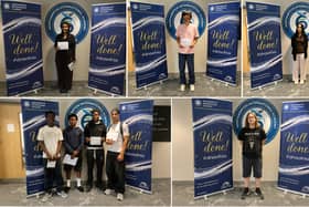 Northampton International Academy students celebrate their results