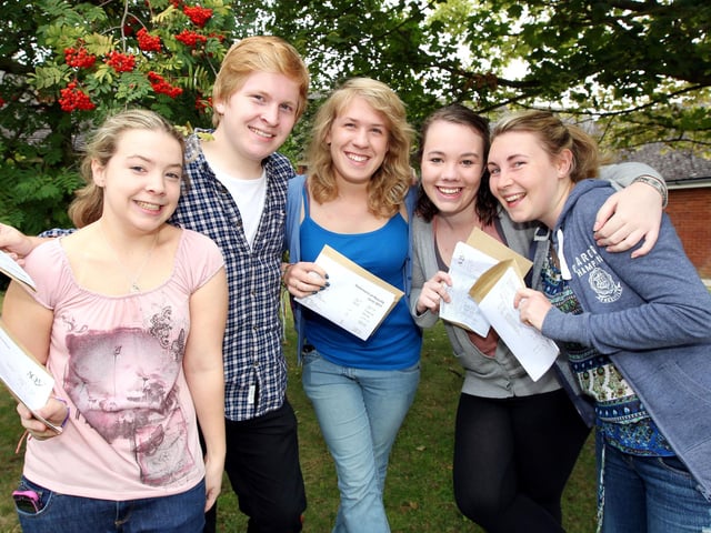 2011 - Sponne School, Brackley Road, Towcester. L-R Katie Ardern, Ben Keech, Hannah Oxley, Hattie Lohman and Sarah Eastgate.