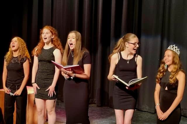 The Musical Theatre group Latimer Arts College