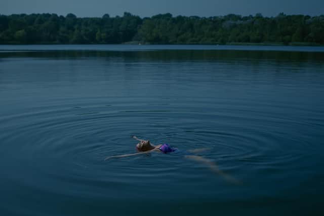 The narrative centres on a spirited young woman struck by family tragedy, who turns to wild water swimming in search of answers. Photo: Thomas Elliot Wood.