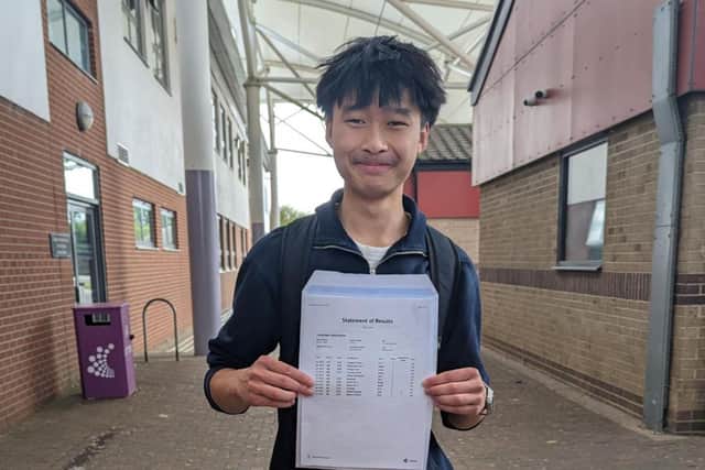 James Xie achieved five grade 9s, four grade 8s and one grade 6